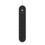 Prelungitor cu 3 prize LDNIO SC3301, 3 x USB, lungime 1.6 m