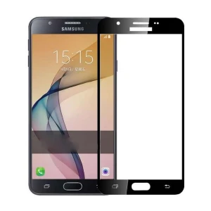 Folie sticla securizata Full Cover Full Glue pentru Samsung Galaxy J7 Prime, Negru