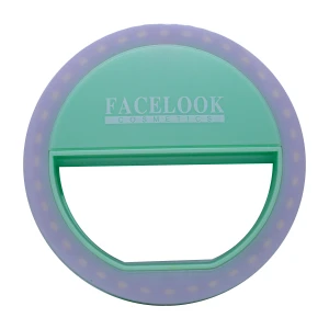 Selfie Ring Light Verde - lumina portabila smartphone