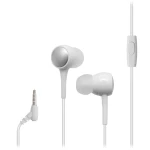 Casti Stereo cu Microfon, Jack 3.5mm (Alb) HOCO M19