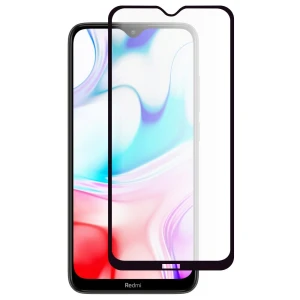 Folie Sticla Full Cover Premium pentru Xiaomi Redmi 8 & Redmi 8A, 5D, Full Glue, Negru