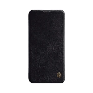 Husa Carte Slim Nillkin Qin (Piele Eco) pentru Samsung Galaxy A10, Negru