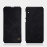 Husa Carte Slim Nillkin Qin (Piele Eco) pentru Samsung Galaxy A10, Negru