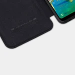 Husa Carte Slim Nillkin Qin (Piele Eco) pentru Samsung Galaxy A10, Negru