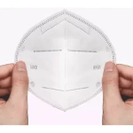 Set 5 bucati Masca Protectie Respiratorie KN95, Clasificare Filtrare FFP2, 5 straturi