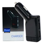 Incarcator auto cu functie de modulator FM, 2 X USB