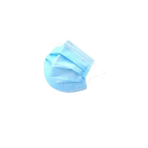 Set masti de unica folosinta, Polipropilena, Albastru, 3 straturi, 50 bucati