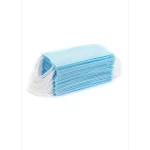 Set masti de unica folosinta, Polipropilena, Albastru, 3 straturi, 50 bucati
