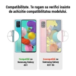 Husa Carte Dux Ducis Skin X pentru Samsung Galaxy A51, Antisoc, Albastru
