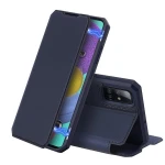 Husa Carte Dux Ducis Skin X pentru Samsung Galaxy A51, Antisoc, Albastru