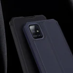 Husa Carte Dux Ducis Skin X pentru Samsung Galaxy A51, Antisoc, Albastru