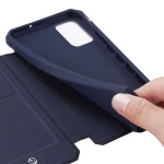 Husa Carte Dux Ducis Skin X pentru Samsung Galaxy A51, Antisoc, Albastru
