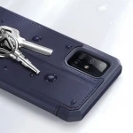 Husa Carte Dux Ducis Skin X pentru Samsung Galaxy A51, Antisoc, Albastru