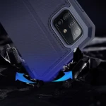 Husa Carte Dux Ducis Skin X pentru Samsung Galaxy A51, Antisoc, Albastru