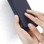 Husa Carte Dux Ducis Skin X pentru Samsung Galaxy A51, Antisoc, Albastru