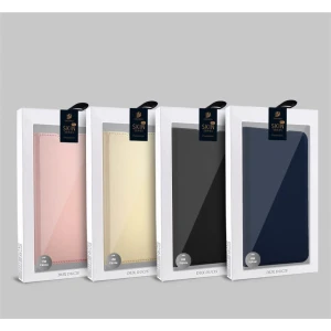 Husa Carte Dux Ducis Anti Amprenta pentru Huawei P30 Lite, Navy
