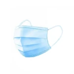 Set 50 masti de protectie, polipropilena, albastru, 3 pliuri, 3 straturi