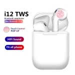 Casti Wireless Bluetooth 5.0 Airpods Inpods i12 White