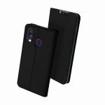 Husa Carte Dux Ducis Anti Amprenta pentru Samsung Galaxy A20e, Negru