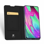 Husa Carte Dux Ducis Anti Amprenta pentru Samsung Galaxy A20e, Negru