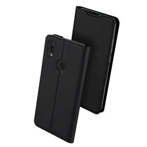 Husa Carte Dux Ducis Skin Pro pentru Huawei P Smart (2019) & Honor 10 Lite, Negru