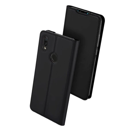 Husa Carte Dux Ducis Skin Pro pentru Huawei P Smart (2019) & Honor 10 Lite, Negru