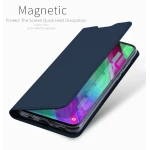 Husa Carte Dux Ducis Anti Amprenta pentru Samsung Galaxy A20e, Albastru