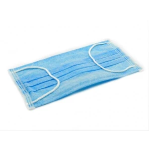 Masca Protectie Respiratorie Albastra 3 pliuri, 3 straturi set 50 bucati