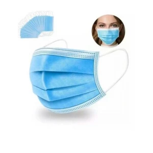 Set 50 bucati Masti faciale, de protectie, de unica folosinta din 3 straturi