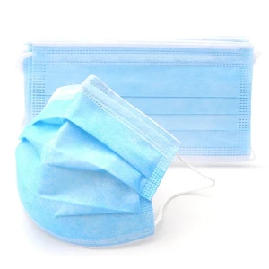 Set 50 bucati Masti faciale, de unica folosinta, 3 straturi, nesterile