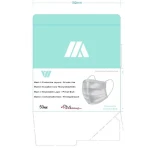 Masca protectie unica folosinta,3 straturi,50 bucati