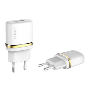 Incarcator priza, LDNIO DL-AC50, 5V 1A, 1xUSB,+cablu pentru iPhone 5/6/7SE, Alb