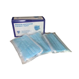 Set 30 masti nesterile, cutie, 3 straturi, ambalate cate 10 buc