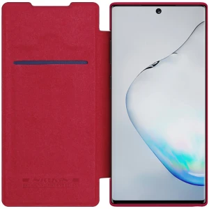 Husa tip carte Nillkin Qin pentru Samsung Galaxy Note 10-Red