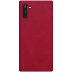 Husa tip carte Nillkin Qin pentru Samsung Galaxy Note 10-Red