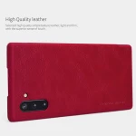 Husa tip carte Nillkin Qin pentru Samsung Galaxy Note 10-Red