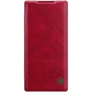 Husa tip carte Nillkin Qin pentru Samsung Galaxy Note 10 Plus/ Note 10 Plus (5G)-Red