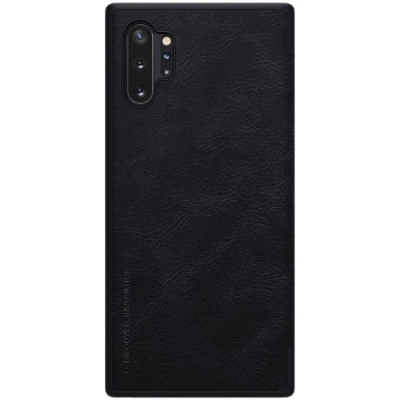 Husa tip carte Nillkin Qin pentru Samsung Galaxy Note 10 Plus, negru