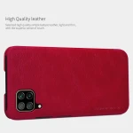 Husa tip carte Nillkin Qin pentru Huawei P40 Lite-Red