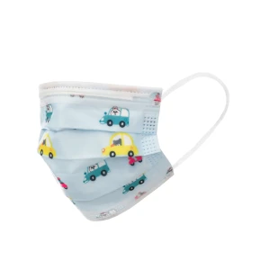 Set 50 bucati Masti faciale, de unica folosinta, nesterile pentru copii Bleu