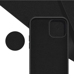 Husa Premium pentru iPhone 11 Pro, Apple, interior catifea, ultra slim, negru