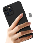 Husa Premium pentru iPhone 11 Pro, Apple, interior catifea, ultra slim, negru