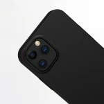 Husa Premium pentru iPhone 11 Pro, Apple, interior catifea, ultra slim, negru