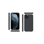 Husa Premium pentru iPhone 11 Pro, Apple, interior catifea, ultra slim, negru