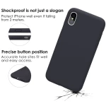 SET Husa iPhone X / XS, X-Level, Ultra Thin, Ultra Soft, Negru Mat + Folie Joyshell