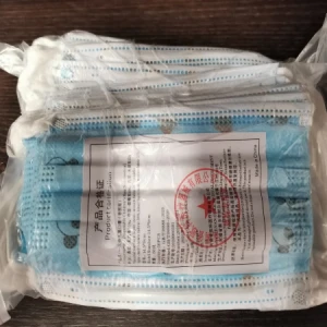 Set 50 bucati Masti de Unica Folosinta pentru Protectie, 3 Straturi, 3 Pliuri cu Elastic pentru copii