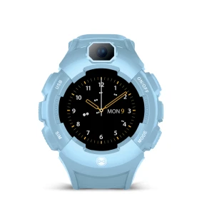 Ceas Smartwatch Forever Kids Care Me KW-400, Localizare GPS / LBS / Wi-Fi, albastru