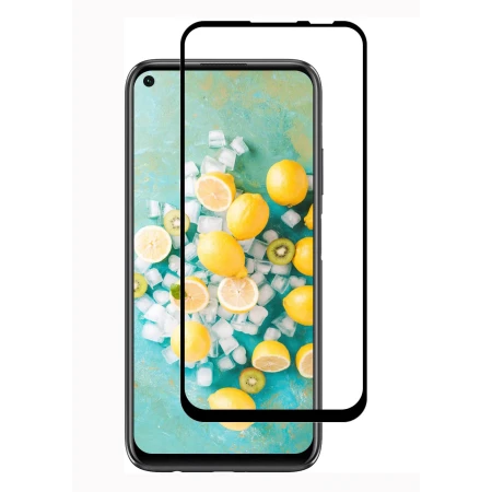 Folie sticla Huawei P40 Lite, protectie ecran tempered glass fata, 5D, acopera tot ecranul, 0.26mm