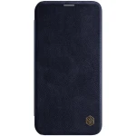 Husa tip carte Nillkin Qin pentru Apple iPhone 12 Pro, albastru