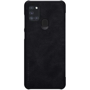 Husa tip carte Nillkin Qin pentru Samsung Galaxy A21s, negru
